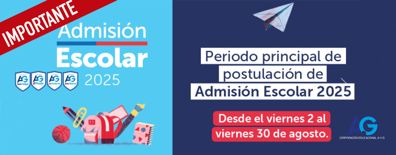 banner Sistema de Admisión Escolar