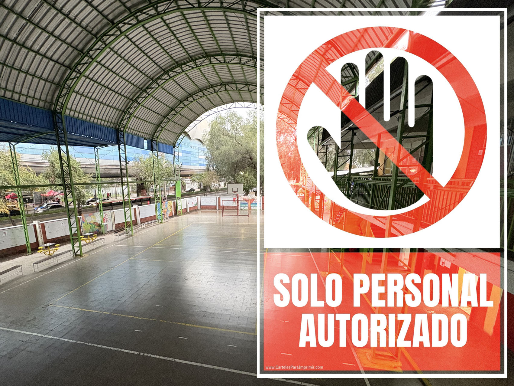 imagen de no entrar