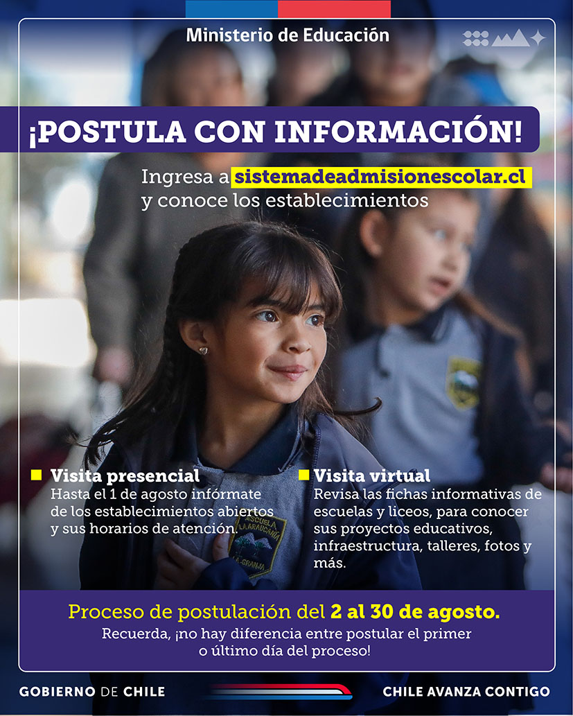 sistema de admisión escolar